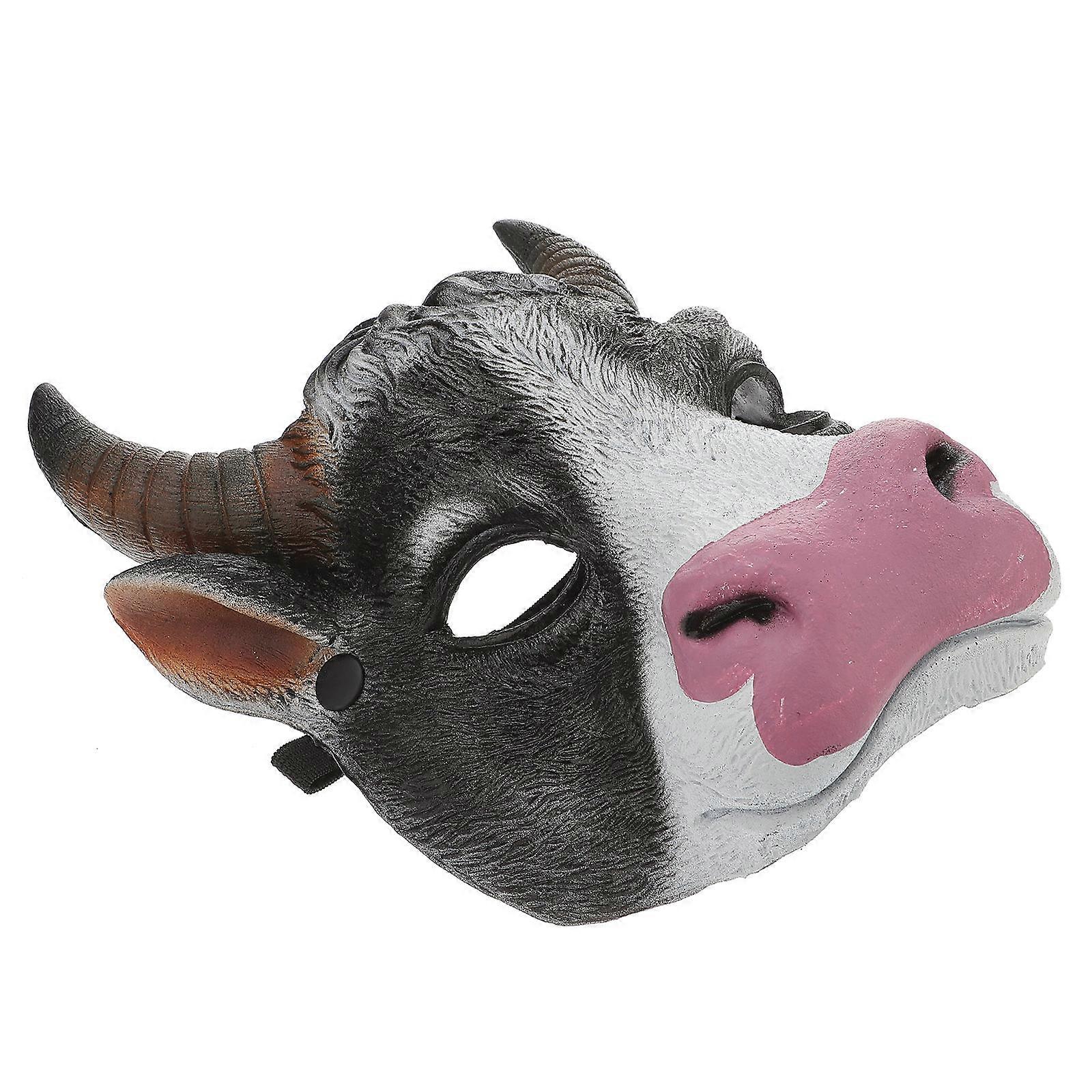Costumes for Men, Ox Hair Head Mask for Gatherings, Suitable for All Ages