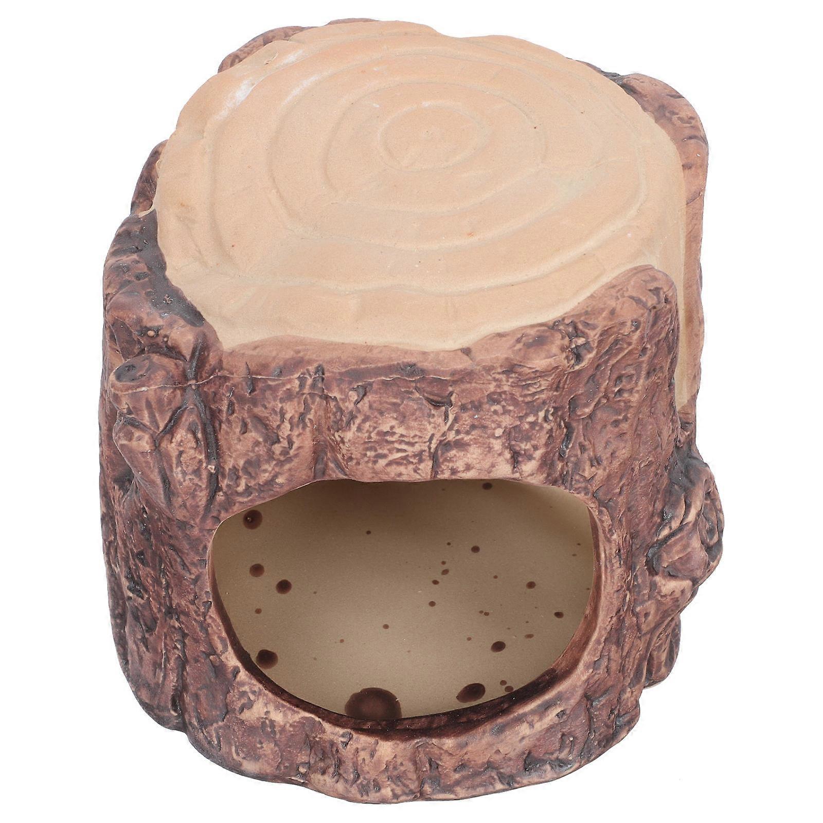 Stylish Ceramic Hamster Nest Small Animal House Decorative Portable Safe Easy to Clean Multi Purpose for Hamsters Hedgehogs