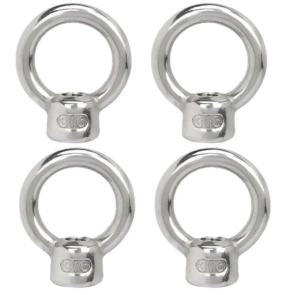 Lifting with High Load Capacity for Hanging Decorations and Industrial Use 4pcs Silver