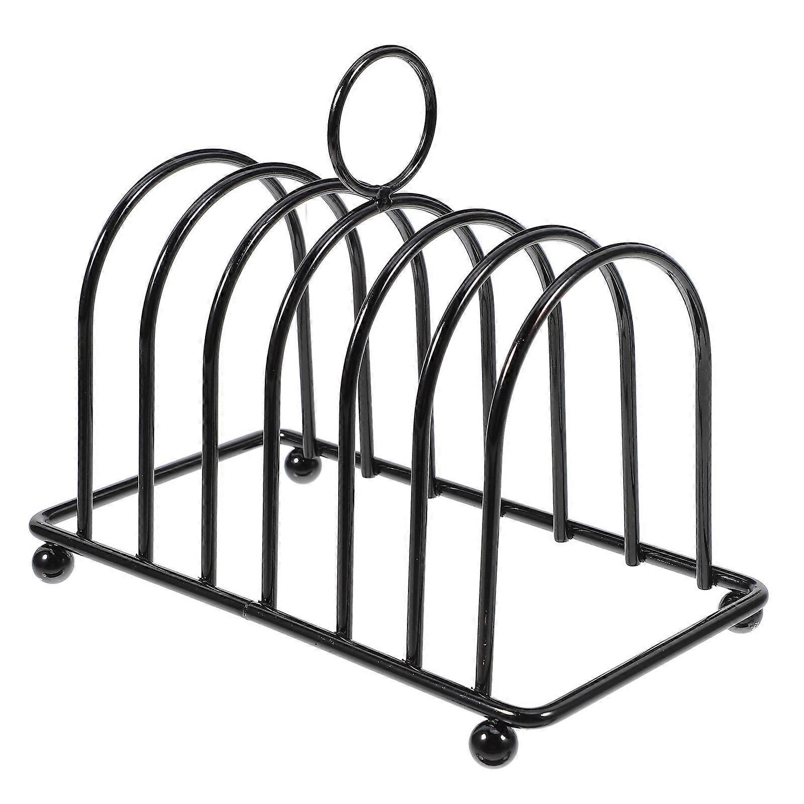 Stainless Steel Toast Bread Rack Holder Multifunctional Kitchen Display Shelf for Sliced Bread and Square Packages Space Saving Design with Stylish