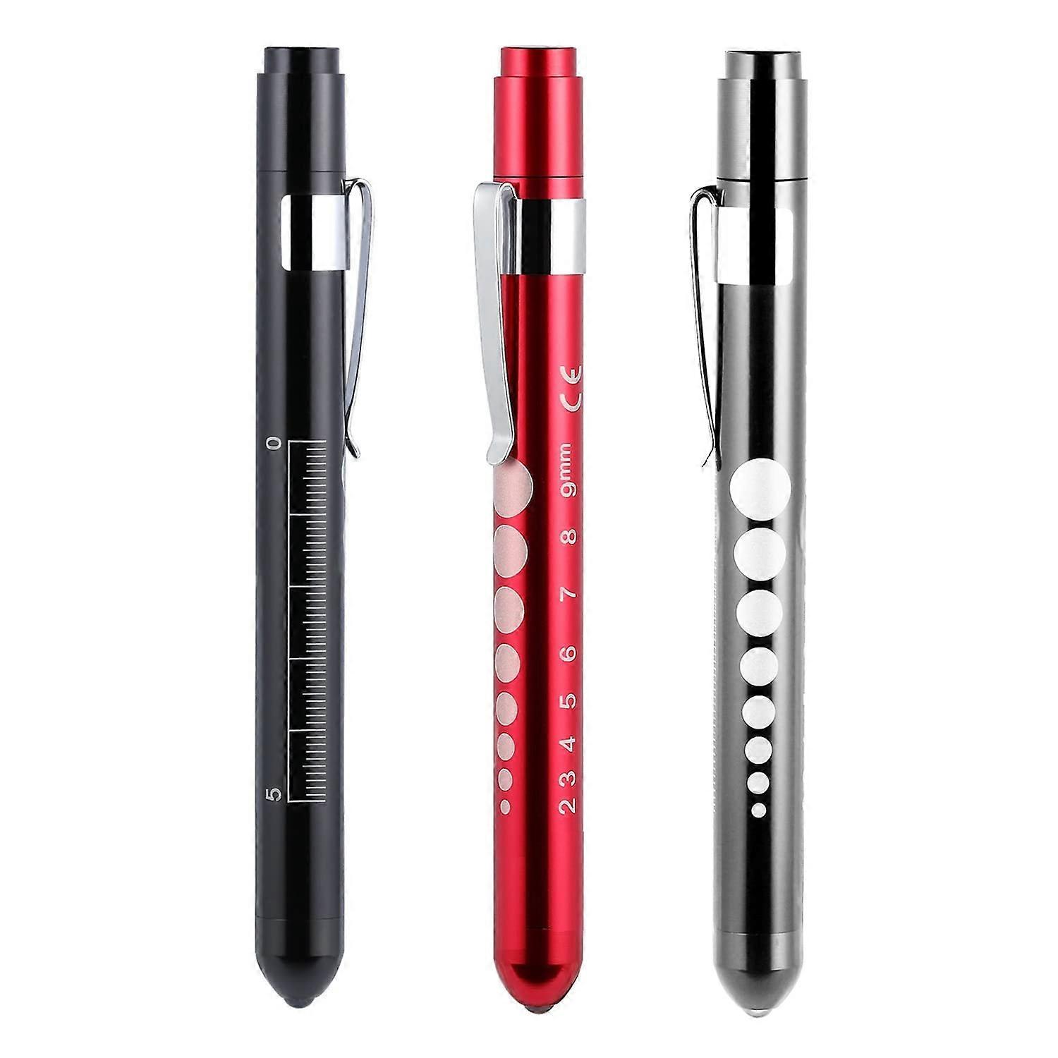 Diagnostic Light LED Pen Light With 3 Light Sources Pocket Clip For Doctors Nurses Medical Students