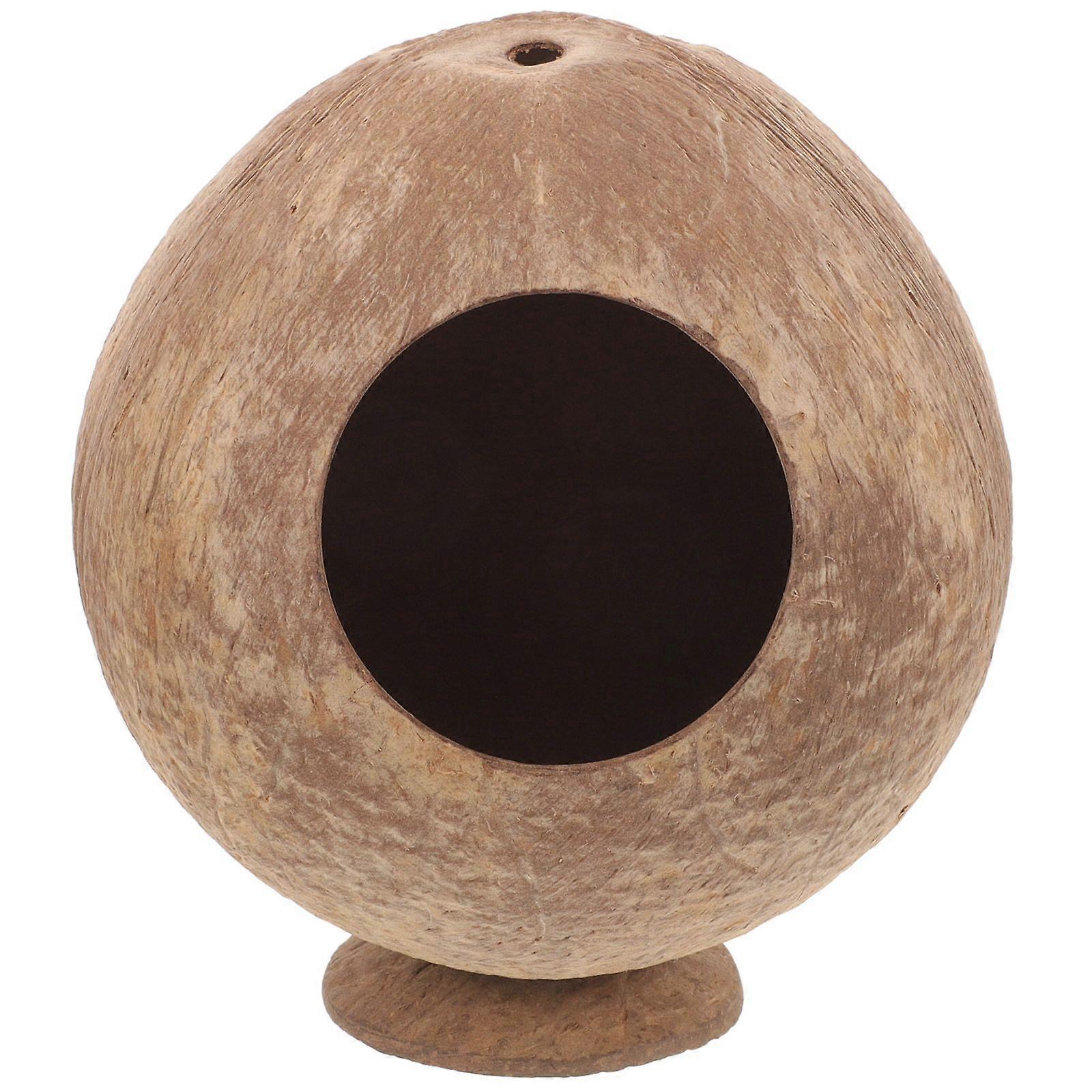 Small Hamster Coconuts Hideout Natural Guinea Pig Hideout Hamster House