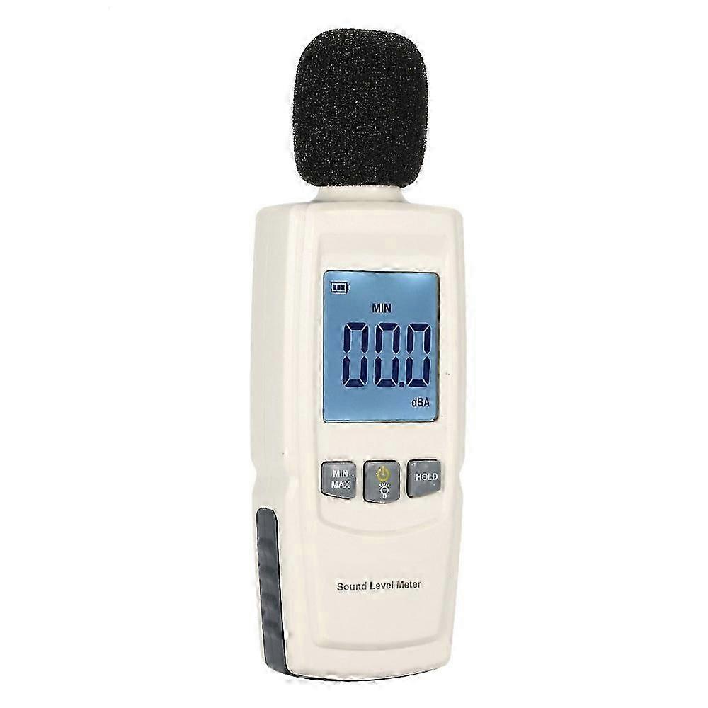 LCD Digital Sound Level Meter Noise Volume Measuring Instrument Decibel Monitoring Tester 30-130dB