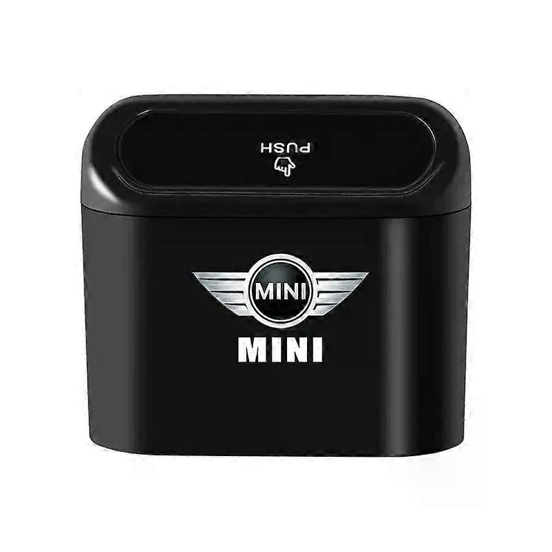 Portable car trash can internal storage box accessoriesSuitable for Mini Cooper R50 R52 R53 R55 R56 R60 R61 F54 F55 F56 F60 Clubman
