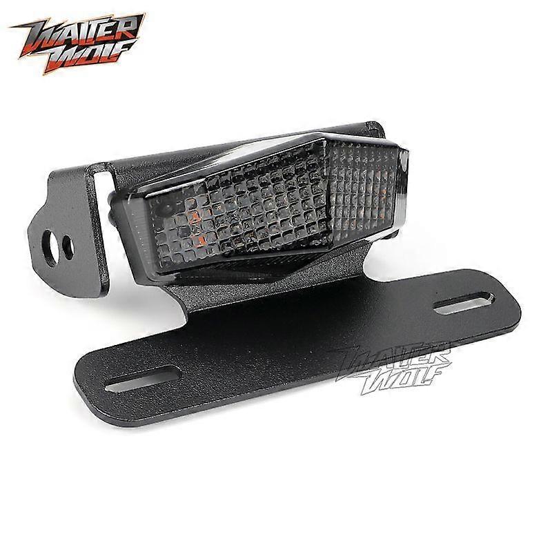 License Plate Holder For SUZUKI DRZ 400S 400E DRZ400SM Motorcycle Fender Eliminator LED Brake Tail Light Integrated Turn SignalsMotor Vehicle Frame &