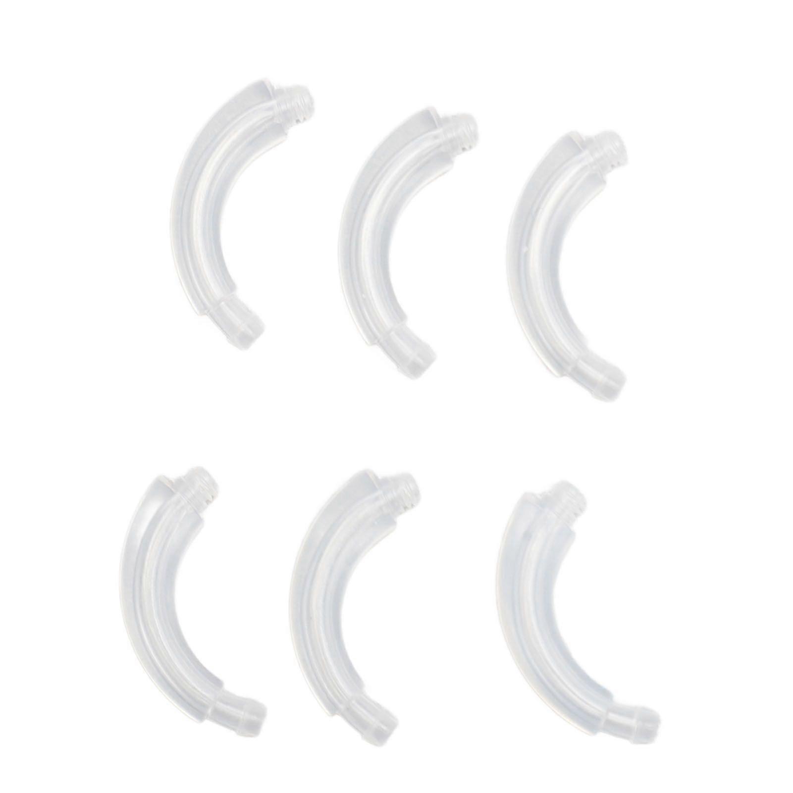 2025 Latest Model 6PCS Hearing Aid Replacement Ear Hooks Ergonomic Plastic Ear...