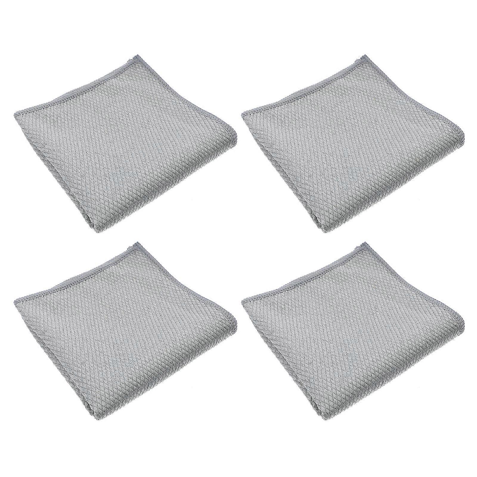 Microfibre Cleaning Cloths Kitchenware Washing Towel for Window 30x40cm Quick Drying 12Pcs