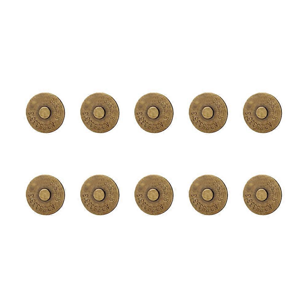 Snap Clasp Ultrathin Metal Buttons for DIY Projects Custom Crafting Handbag Purses 10Pcs