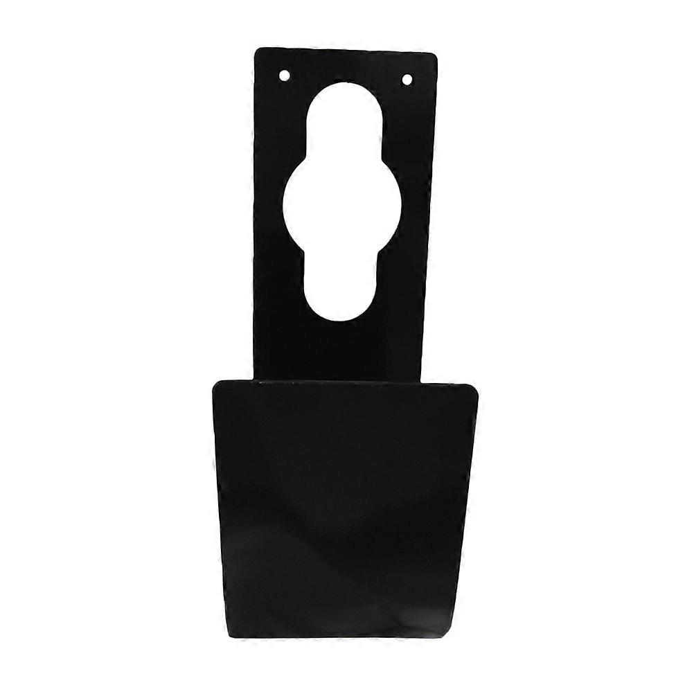 Utility Hook For Garage Telescopic Fittings Garden Hook Screw Hole Design Multi Function Iron Bracket Seamless Hook Black 1Set