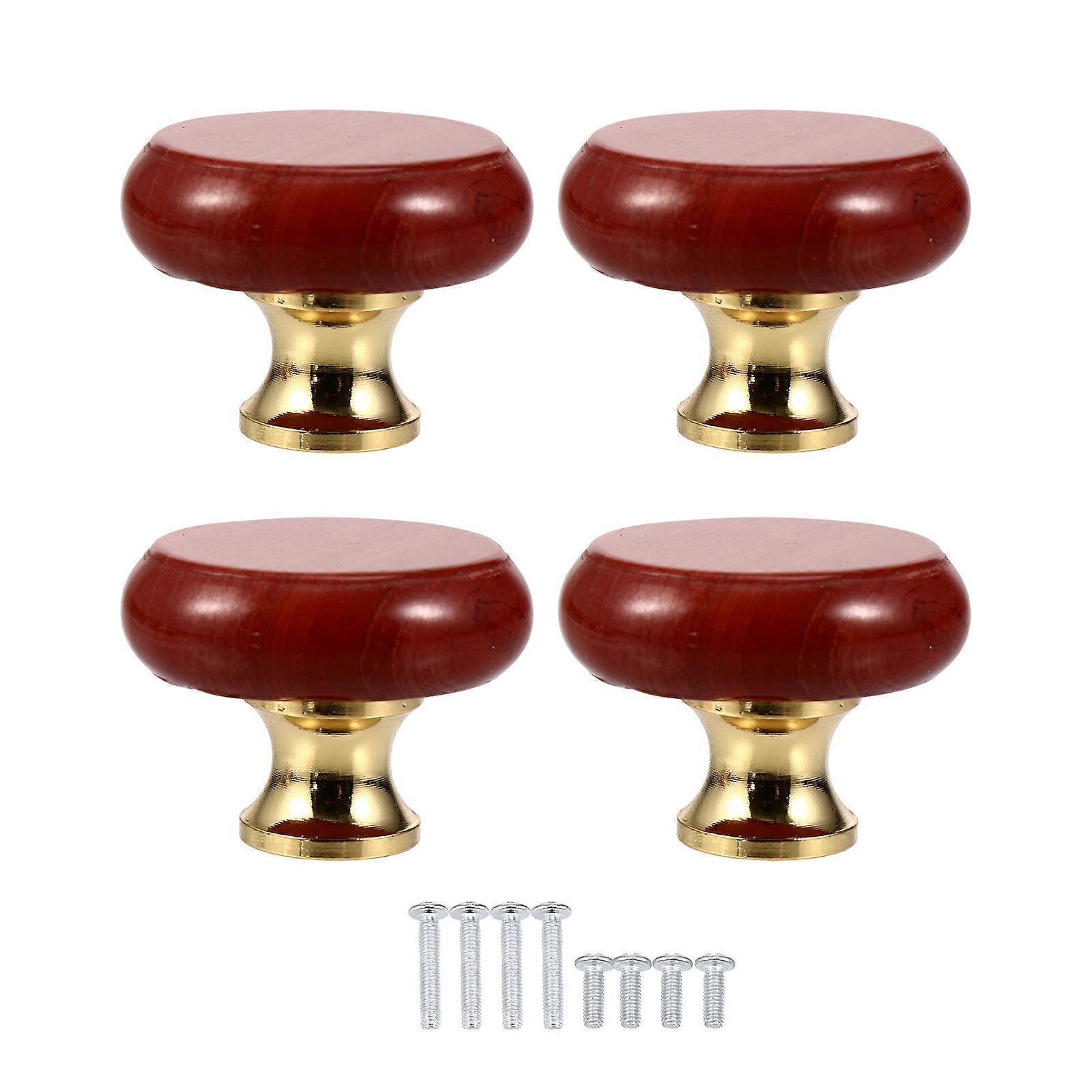 ידית שידה אבן טבעית התקנה קלה 2.5x1.5 ס"מ ארון ורהיטים 4 יחידות