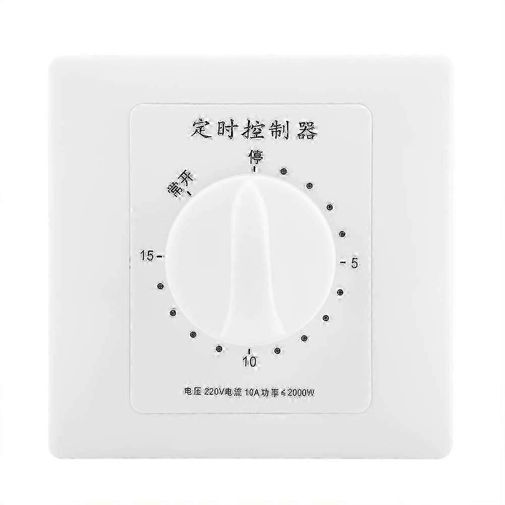 2000W Countdown In-Wall Pump Timer Switch Control Light (15min)