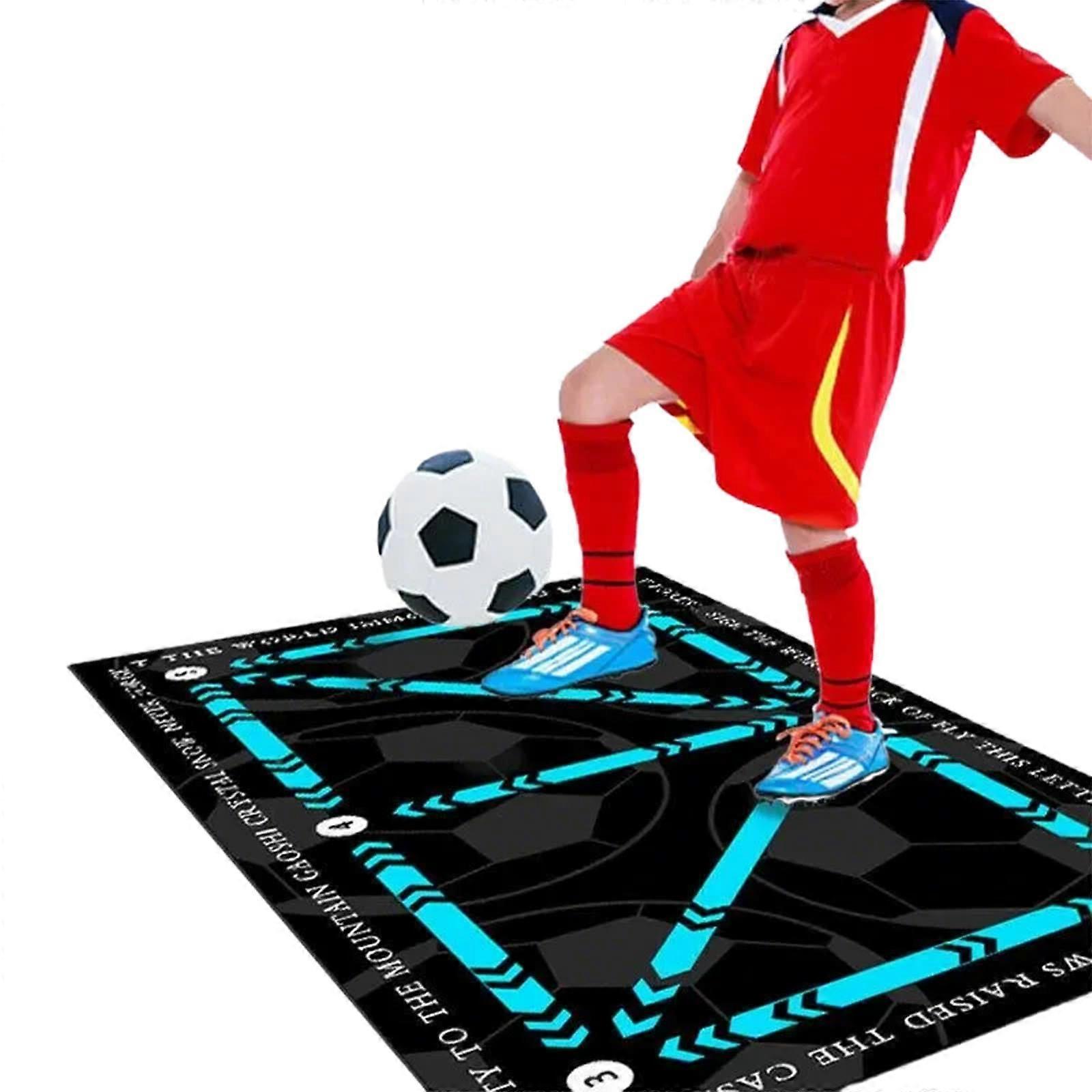Non-Slip Soccer Training Mat for Kids with Noise Reduction, Improves Ball Control and Footwork for Home Use