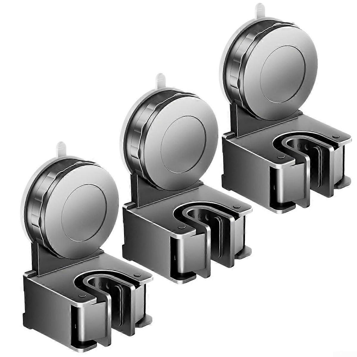 Robust wall mount for kitchen brooms, bathroom, garage and garden tools (B)