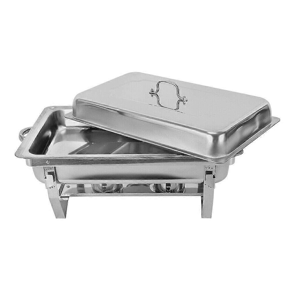 Chafing Dish 9L, Stainless Steel with Lid, Foldable Frame, Fuel Holder Ref: 8292