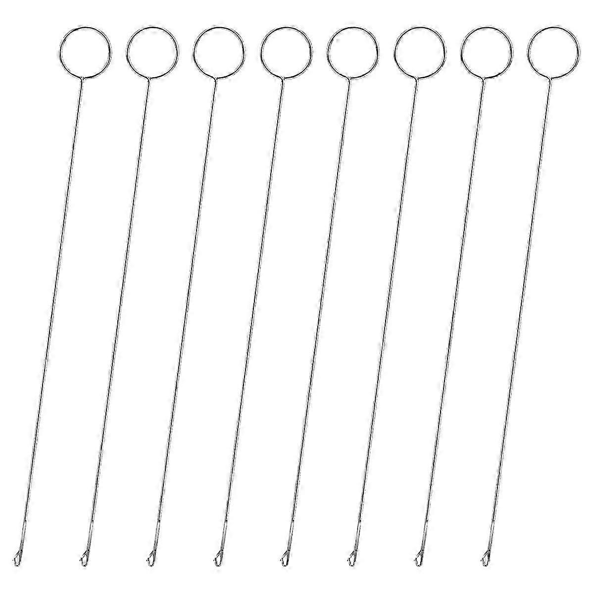 8Pcs Sewing Loop Turner Hook Loop Turner Sewing Tool Needle Hooks with Latch Crochet Sewing Supplie