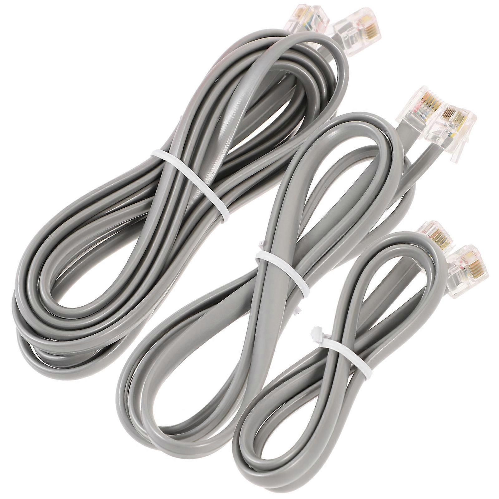 Here's a refined and professional product description for your **Telephone Extension Cord Kits**:
**3 Pack Telephone Extension Cord Kits –