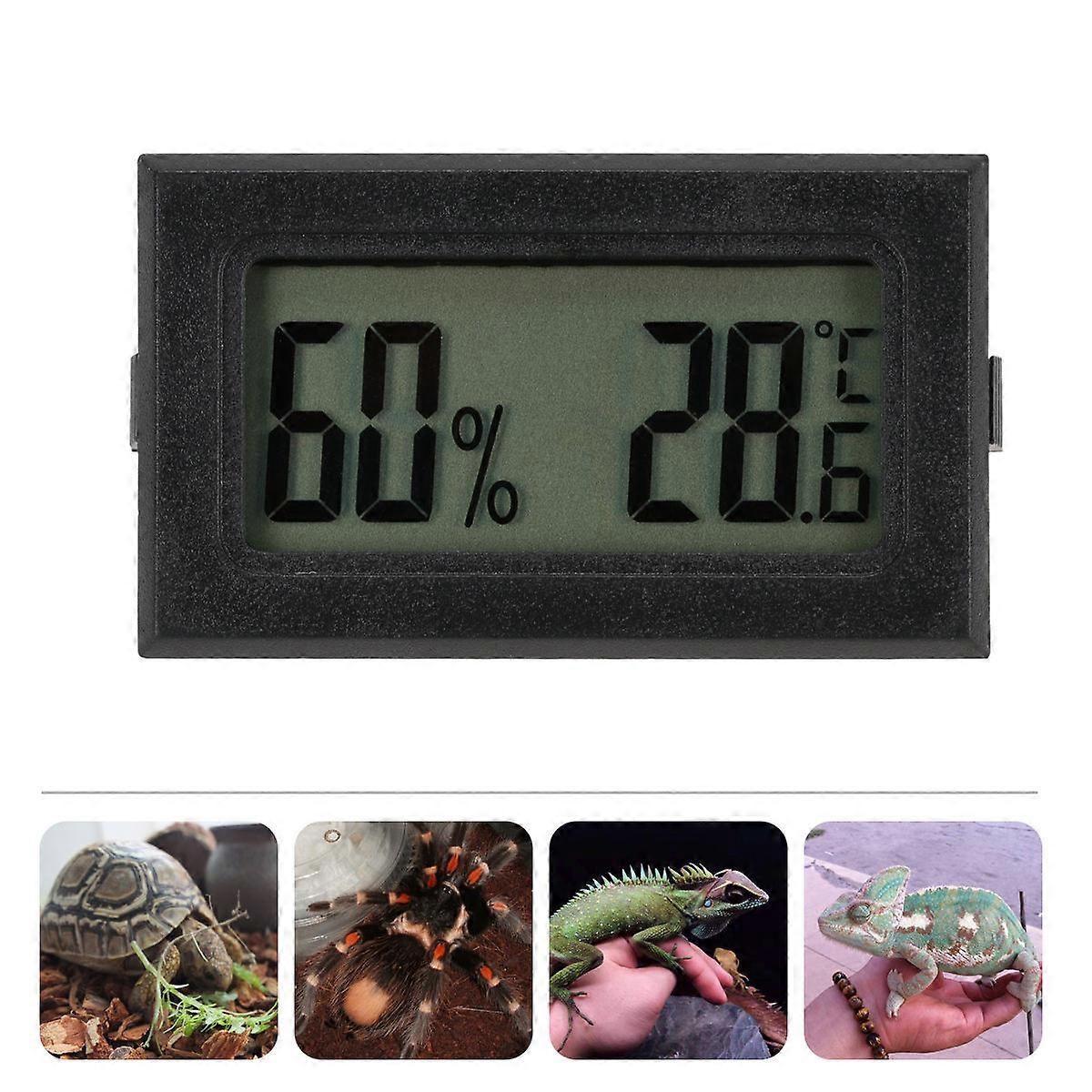 Outdoor Digital Hygroscope Wireless Transmission Built-in Probe Refrigerator Use 4.5X2.5cm 5Pack
