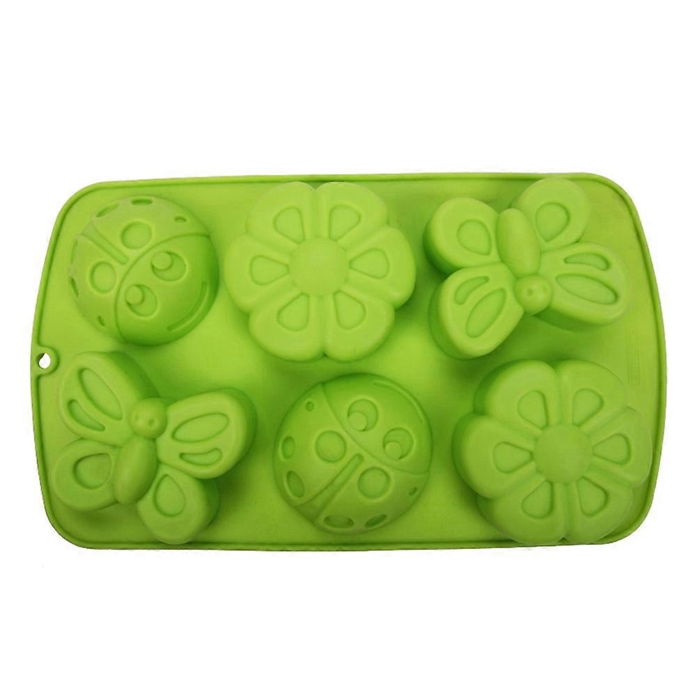 Nonstick Heat Resistant Silicone Mold Ladybug Design for Baking and Soap Making 1Pcs