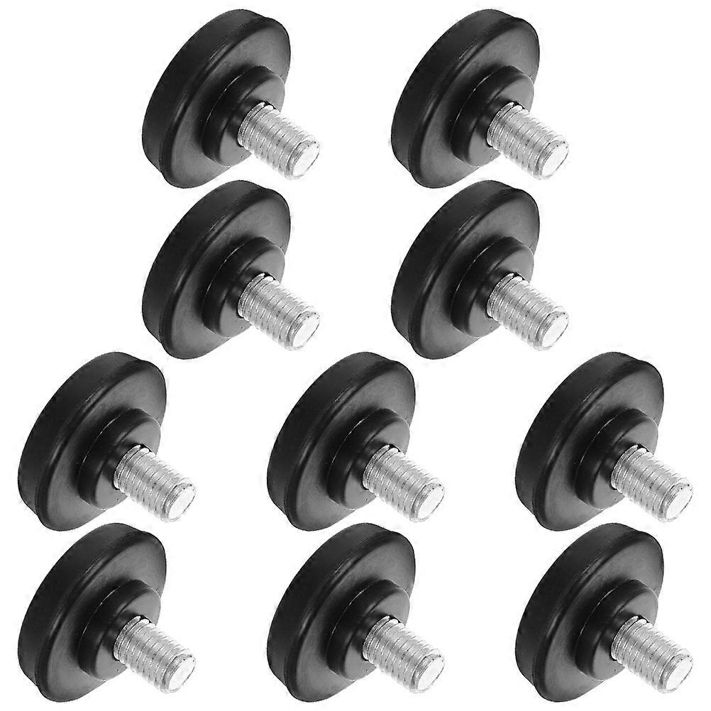 理髪店の椅子のアクセサリー椅子、作業台、家具用のレベリングフィートの頑丈なネジブラックプラスチック