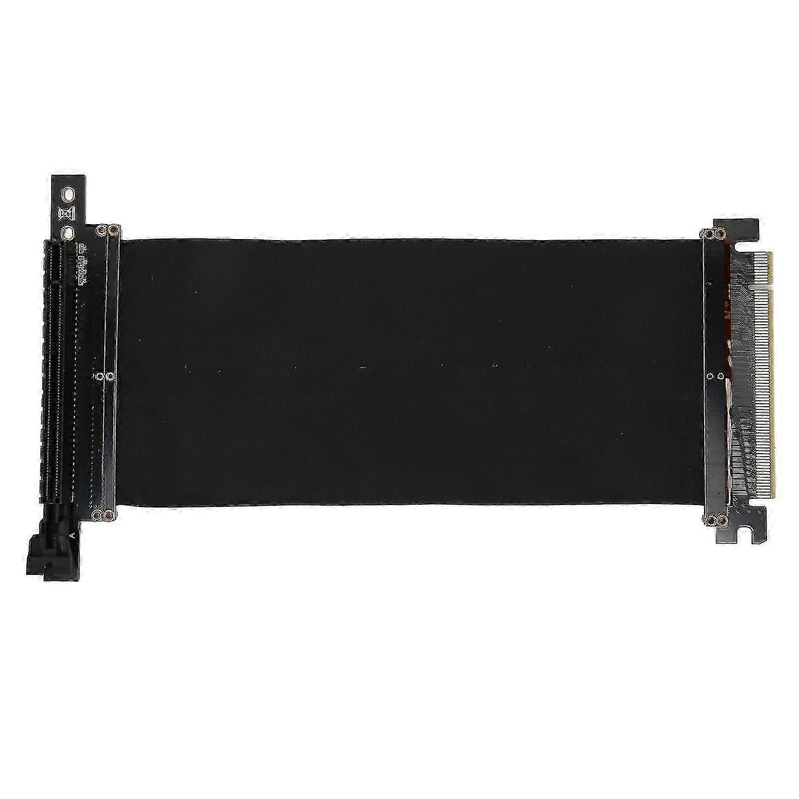 PCIE 3.0 X16エクステンダー128Gbp / s直角EMIシールドGPU延長ケーブルは、GTX1080 GTX1080Ti RTX2060-YMと互換性があります