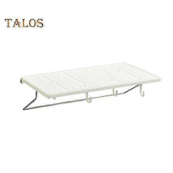 Kitchen Storage Rack Large Capacity Save Space Plastic Multi-function Hole Board Wall Hanging Shelf Storage Rack Household Supplies