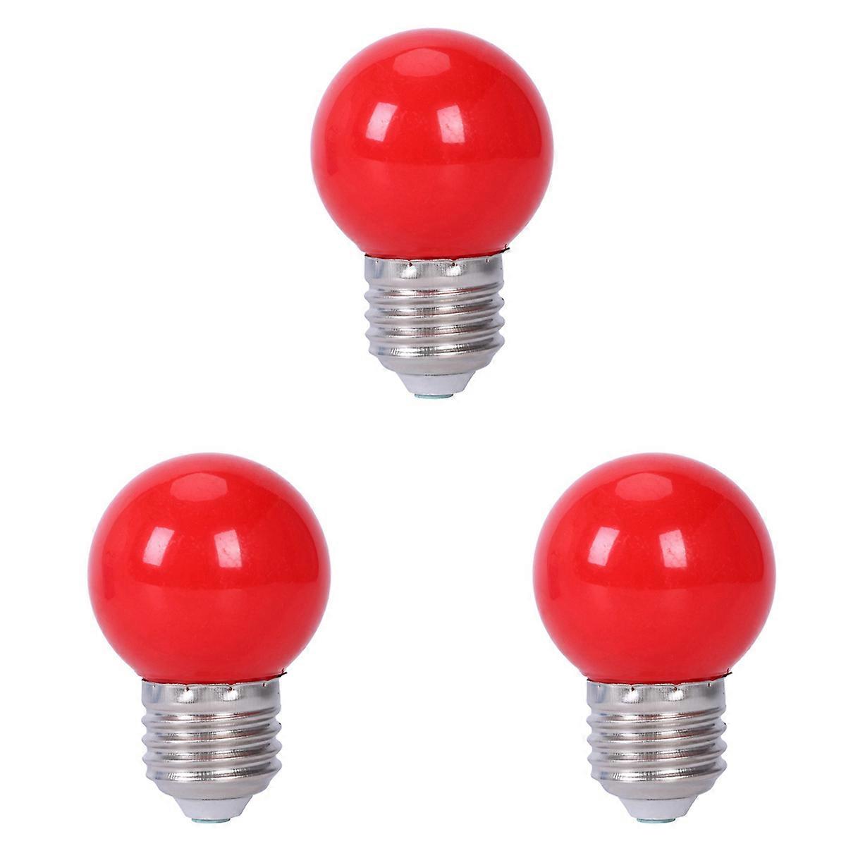E27 3W 6 SMD LED Energy Saving Globe Bulb Light Lamp, Red