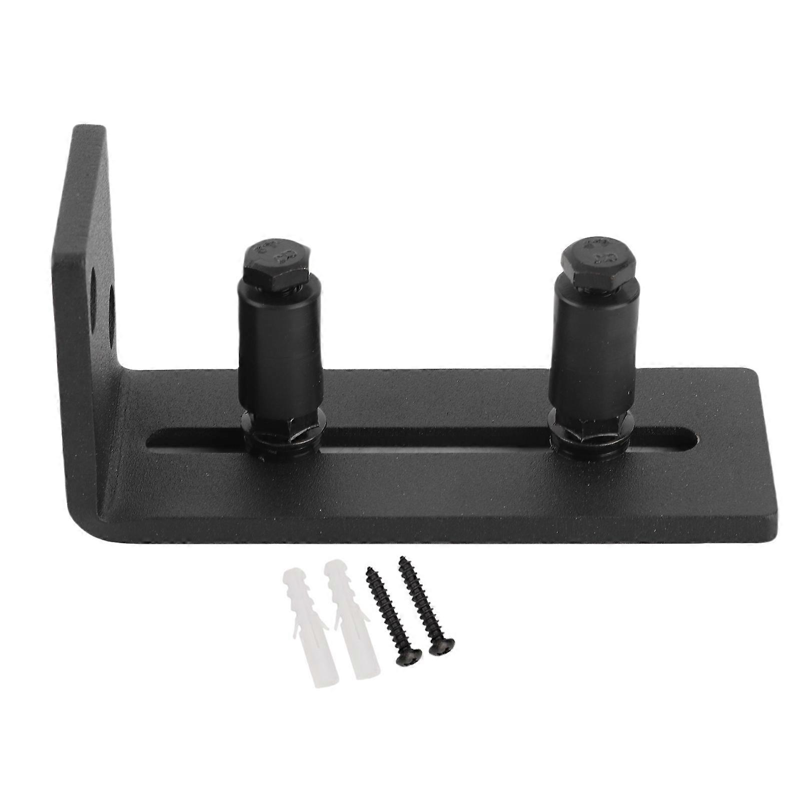 Carbon Steel Adjustable Sliding Barn Door Floor Guide (Double Roller)