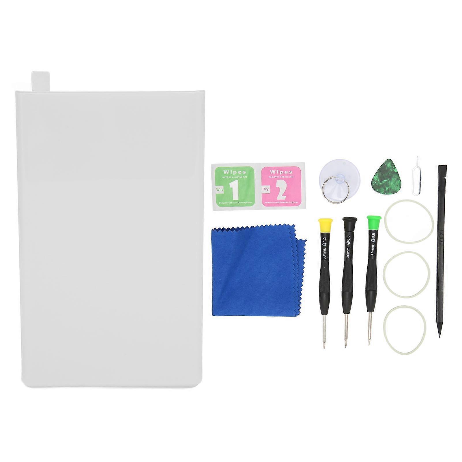 Vitre arrière de remplacement pour Google Pixel 6 Pro, panneau arrière, boîtier arrière, pièces de rechange avec kit d'outils de réparation, blanc