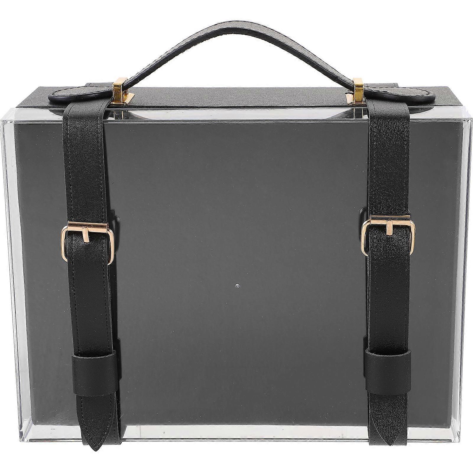 Portable present Box Rectangular Acrylic Packaging Box Birthday Souvenirs Multi-Functional Use 1Set