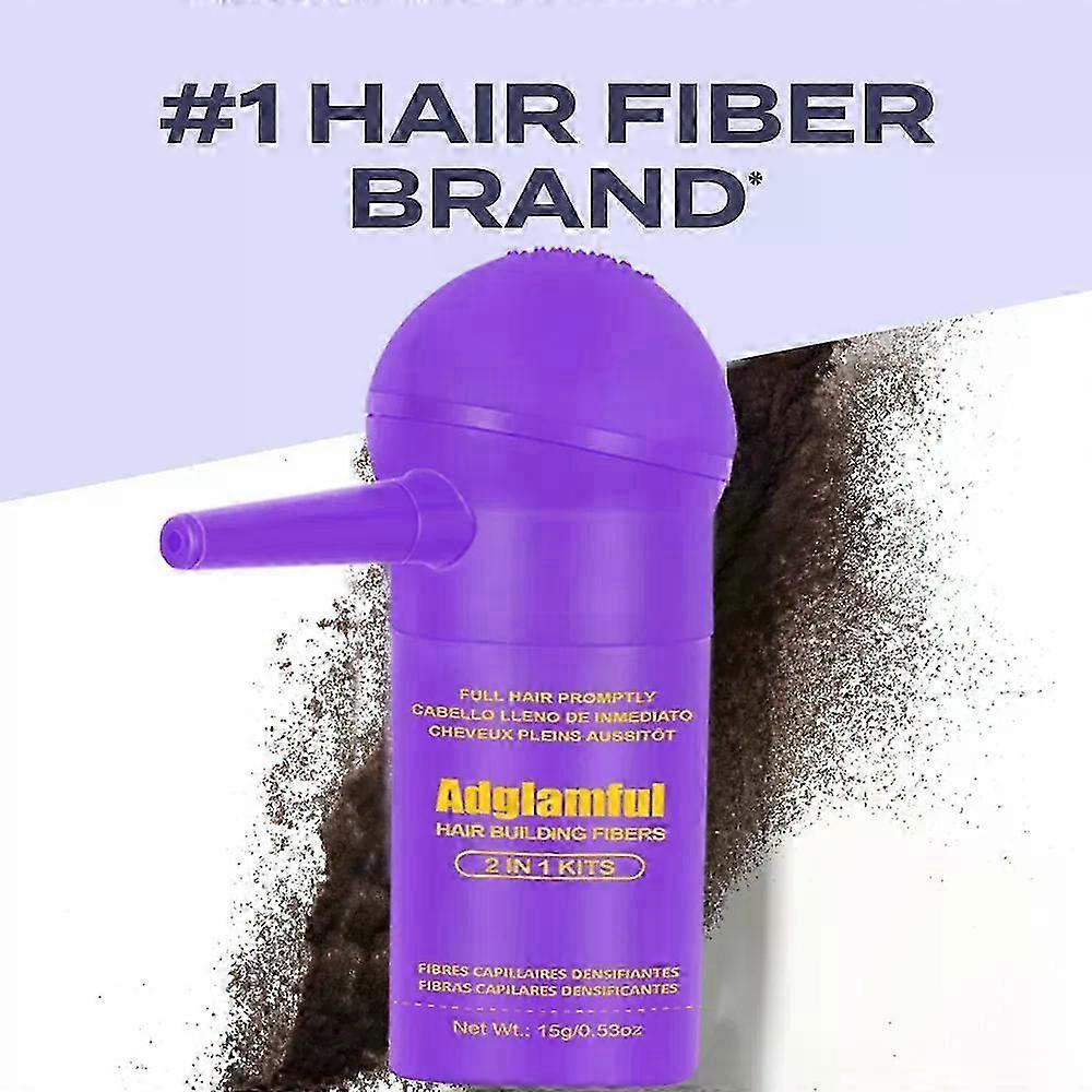 Polvere per l'attaccatura dei capelli per un volume maggiore, set da 15 g, perfetta per coprire le linee delle parti e riempire le attaccature dei capelli