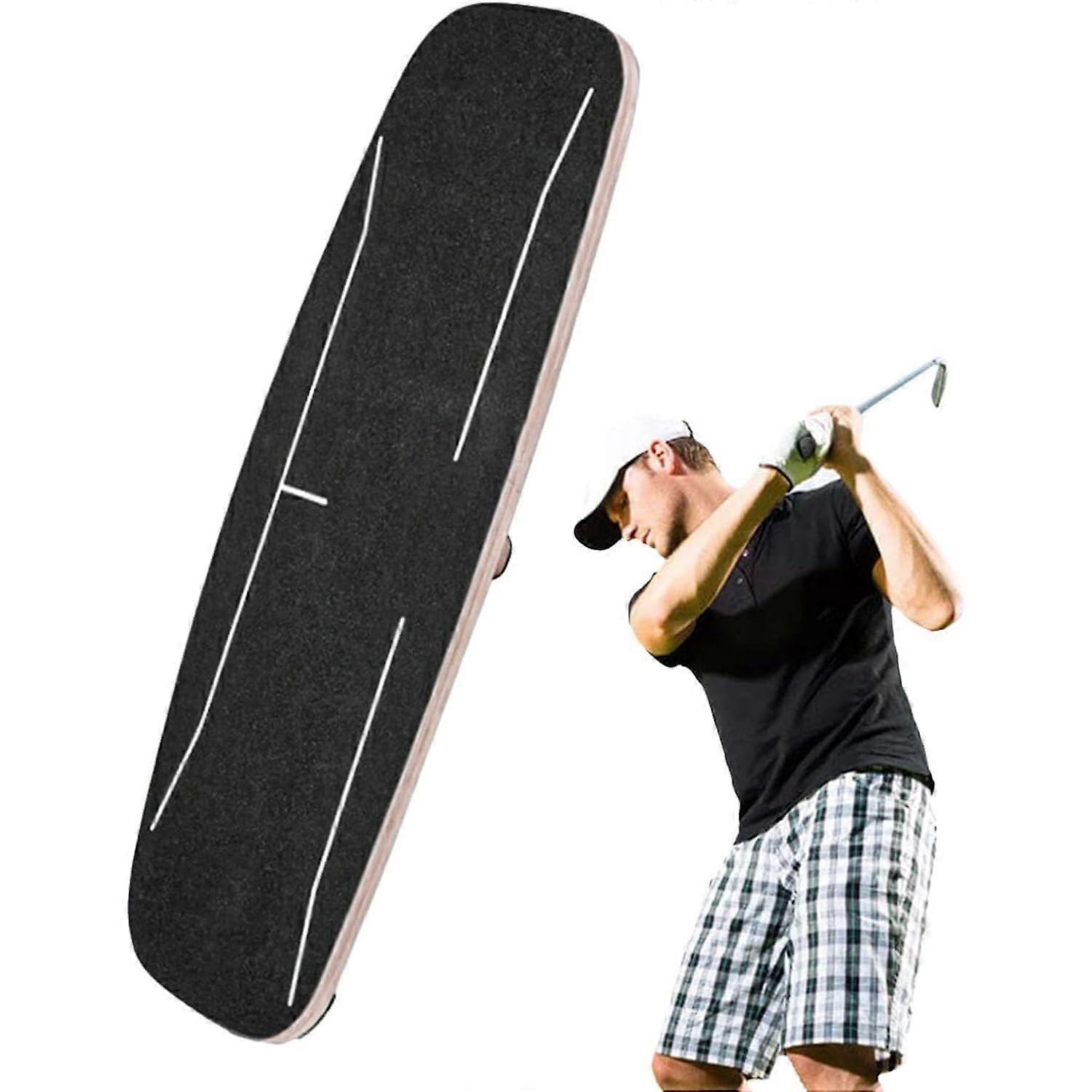 Golf Swing Weight Transfer Board, Golf Balance Bar Training Device, with Voice Prompt Function