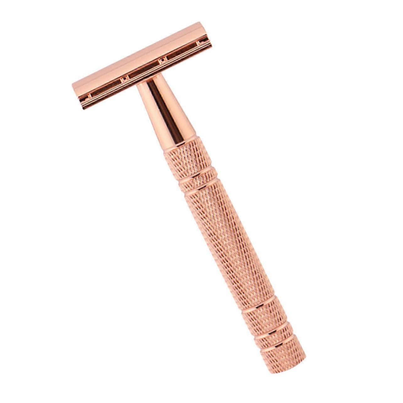 Manual Razor for Men, Classic Razor with DoubleSided Blade for Precise Shaving and Body Hair Shaving, Quality Workmanship