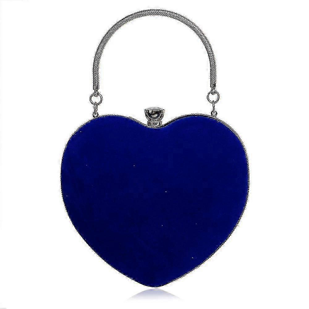 حقيبة مخلب مكياج أزياء للسيدات على شكل قلب للأمسيات الأنيقة