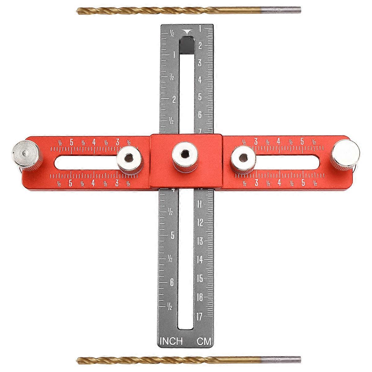 Handle Punching Positioner, Drawer Cabinet Door Handle Installation Aids Woodworking Hole Cutting T