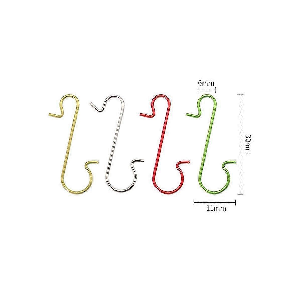 300PCS Hooks for Christmas Ornaments, Suitable for Christmas Trees, Ornament Hooks