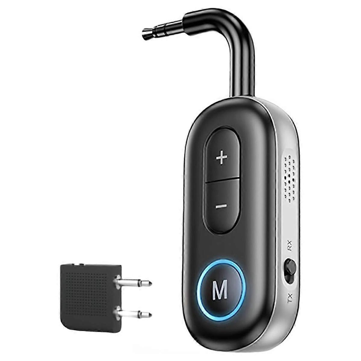 Bluetooth-Sender-Empfänger, Bluetooth 5.4-Adapter, 2-in-1-kabelloser Bluetooth-3,5-mm-Aux-Audio-Sender-Empfänger