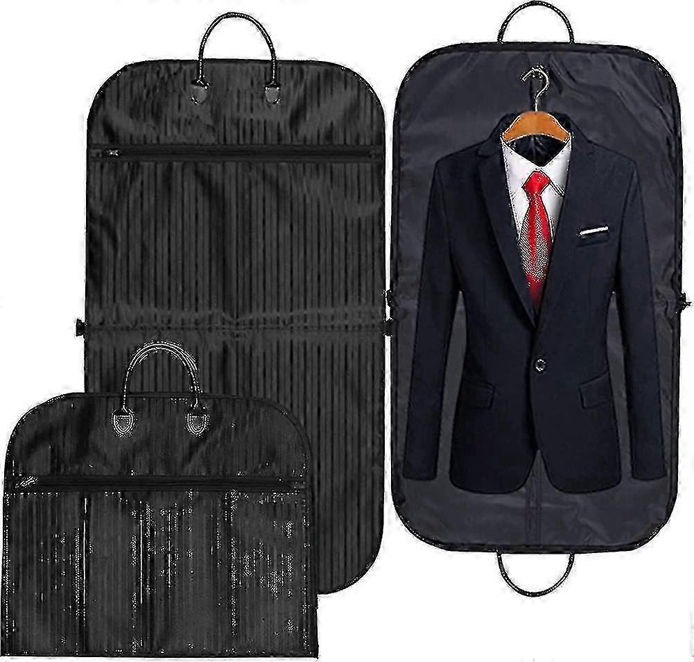 Breathable Garment Cover Travel Bag with Foldover Design and Carry Gift