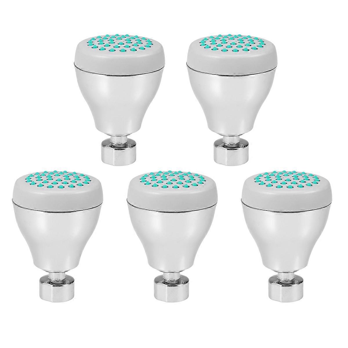 High-Pressure Showerhead with Advanced Purification Women Silver 5Pcs