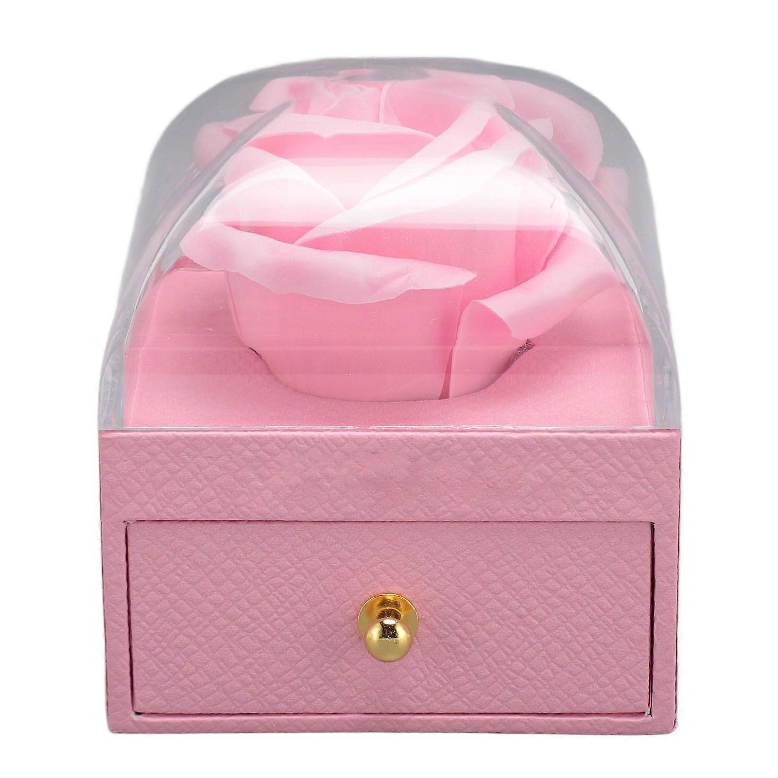 2025 Latest Model  Rose Ring Box Exquisite Romantic Multi Purpose Velvet