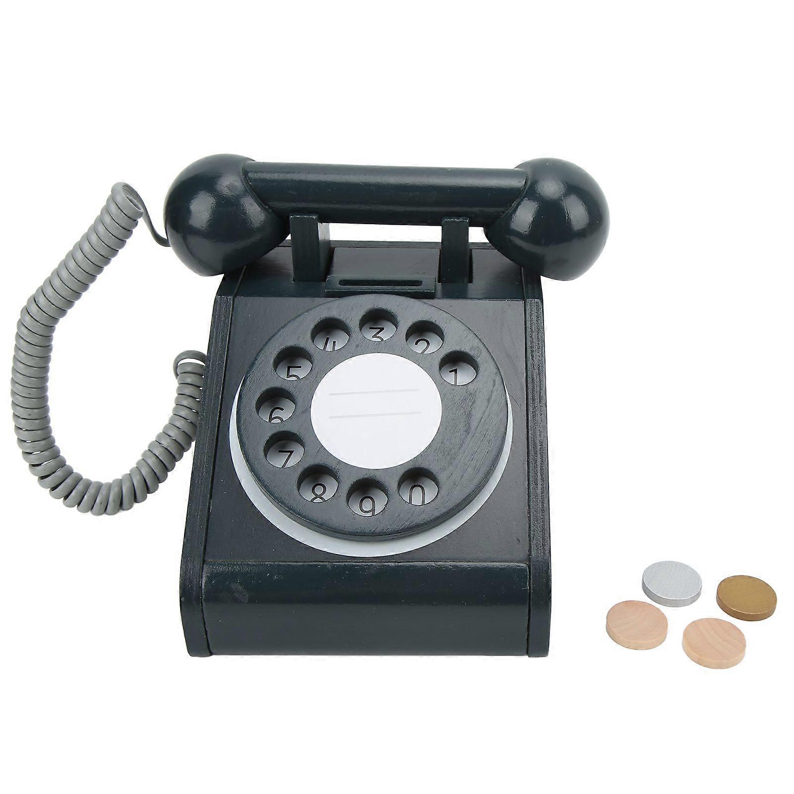 2025 dernier modèle enfants simulation téléphone rose à l’ancienne cadran rotatif