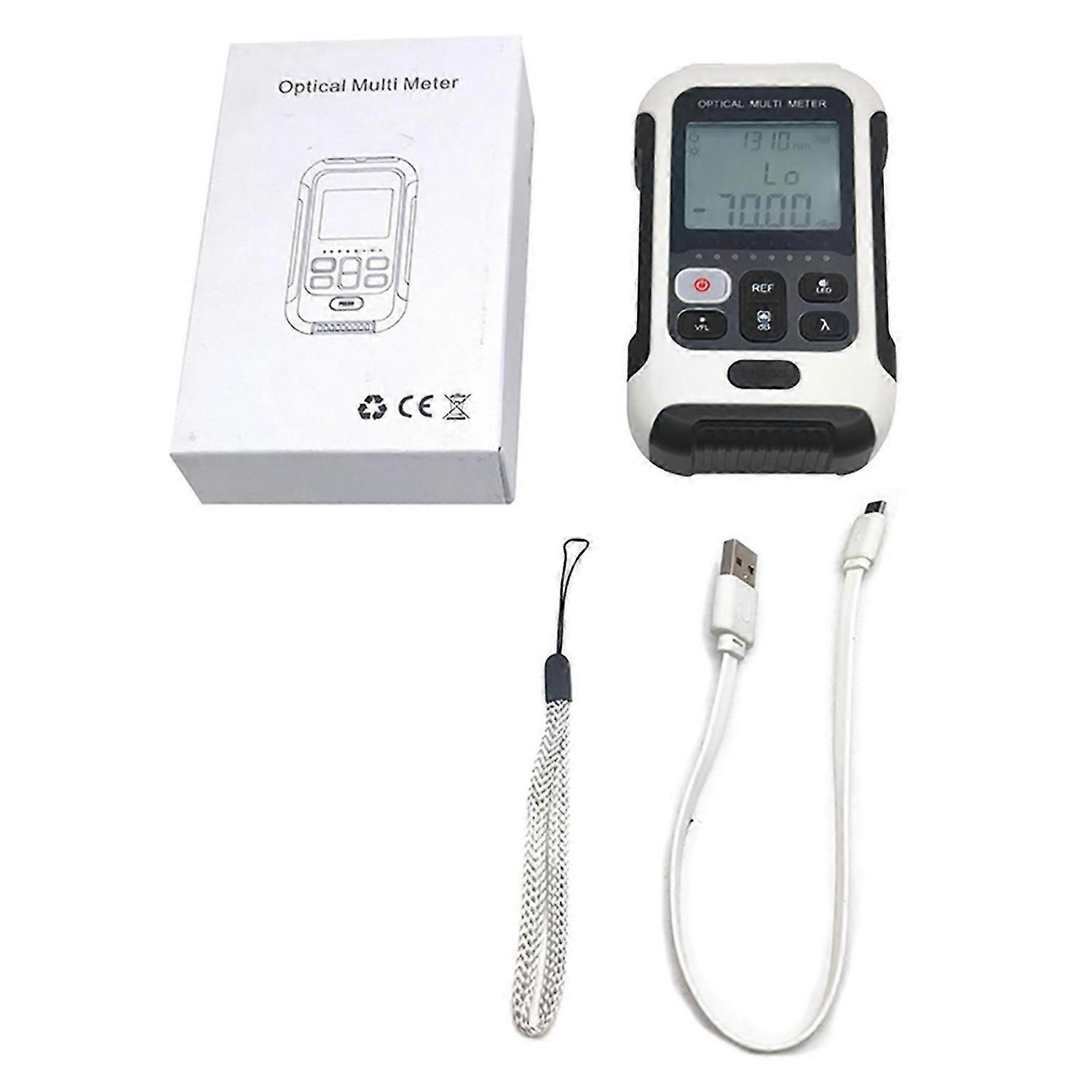 3 in 1 Optical Power Meter Visual Fault Locator Network Tester Multifunctional Accurate Optical Fiber Power Meter 70 to +6dBm