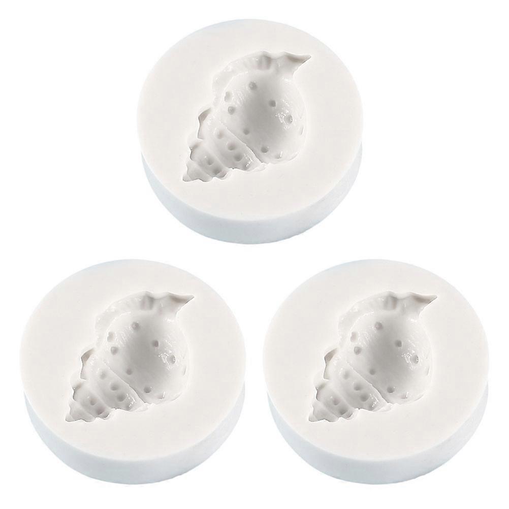 Conch Shape Mold Epoxy Ornament Molds Crafting Enthusiasts 3.42X2.55X1.65In