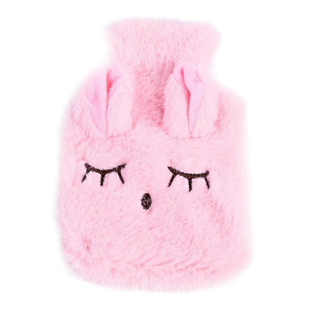 Winter Warm Water Bottle PVC Plush Shoulder Hand Warmer Heating Pack Reusable Heat Bag Household Thermosack Accessory