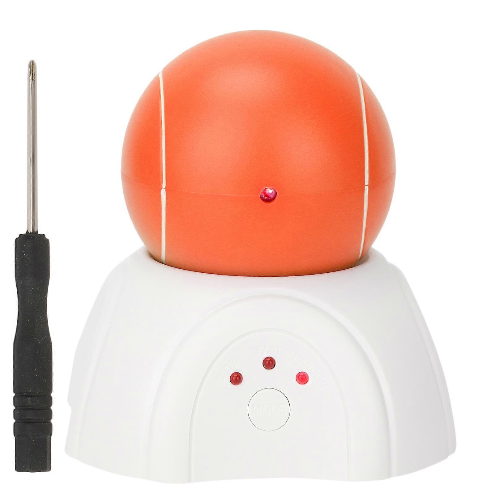 Cat 360 Degree Rotating Ball Automatic Rolling Interactive Playing Balls with Red LED