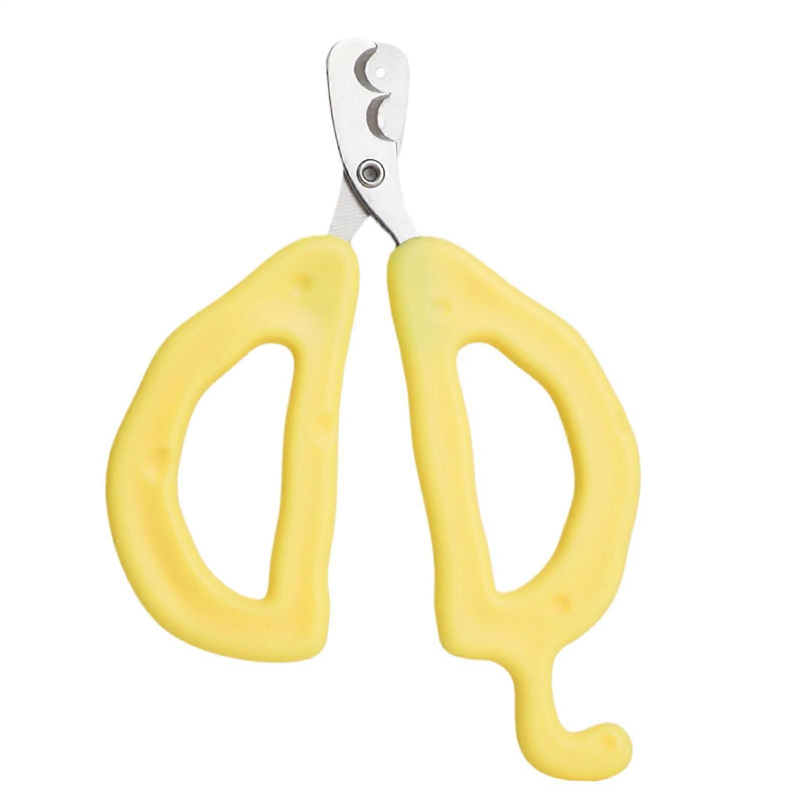 Cat Claw Scissors Cat Paw Trimmer Tool Double Hole Design Nail Clipper for Small Animals and Puppies with NonSlip Grip
