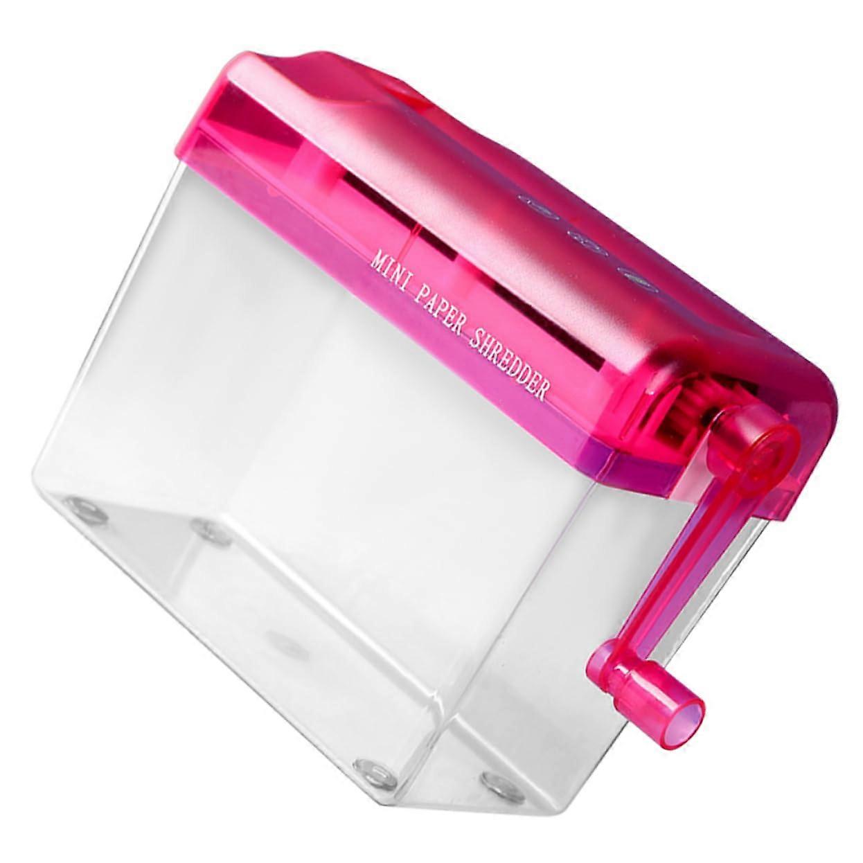 Compact Manual Shredder Hand Operated Shredder Machine for Home and Office for Bills and Documents Easy to Clean and Wear Resistant