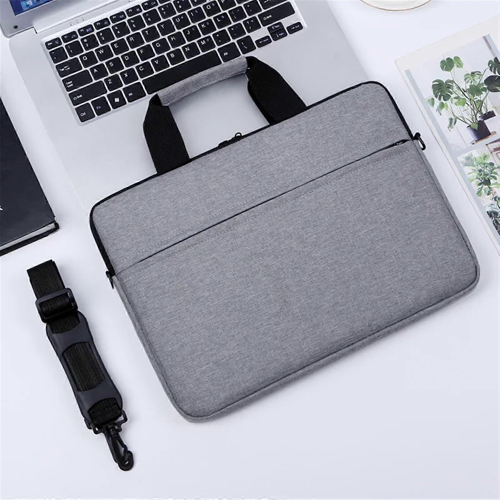 Businessstyle laptop bag 15.6 14 13 inch portable computer protective case notebook sleeve for business (Grey, 15.6inch) Grey 15.6inch