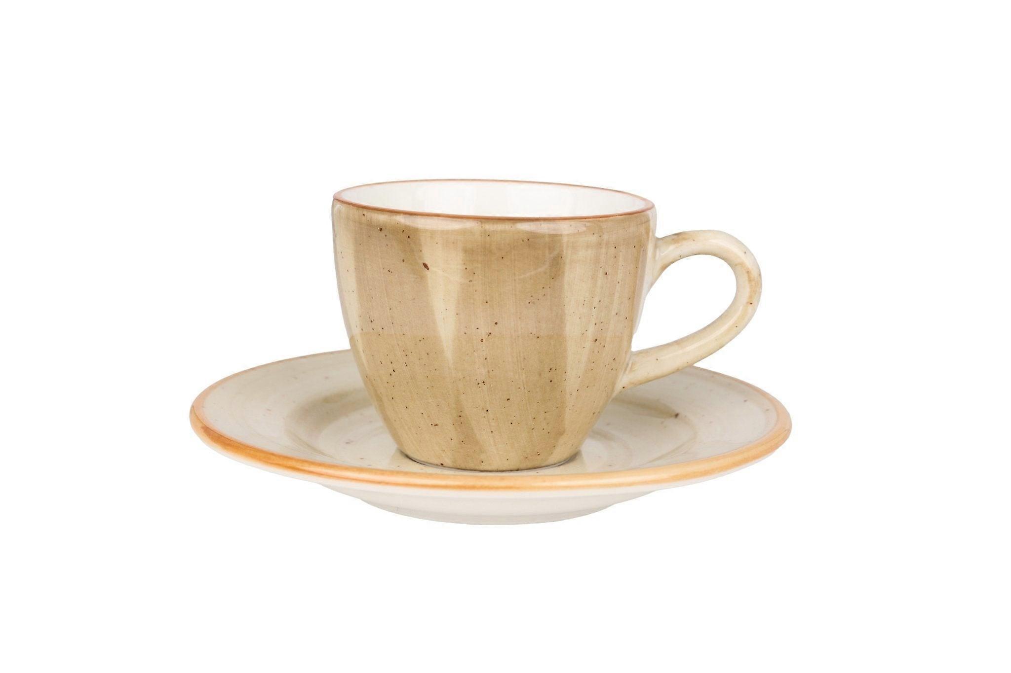 Bonna Aura Terrain - Espresso cups and saucer - 80.0 cc - Porcelain - 6er set