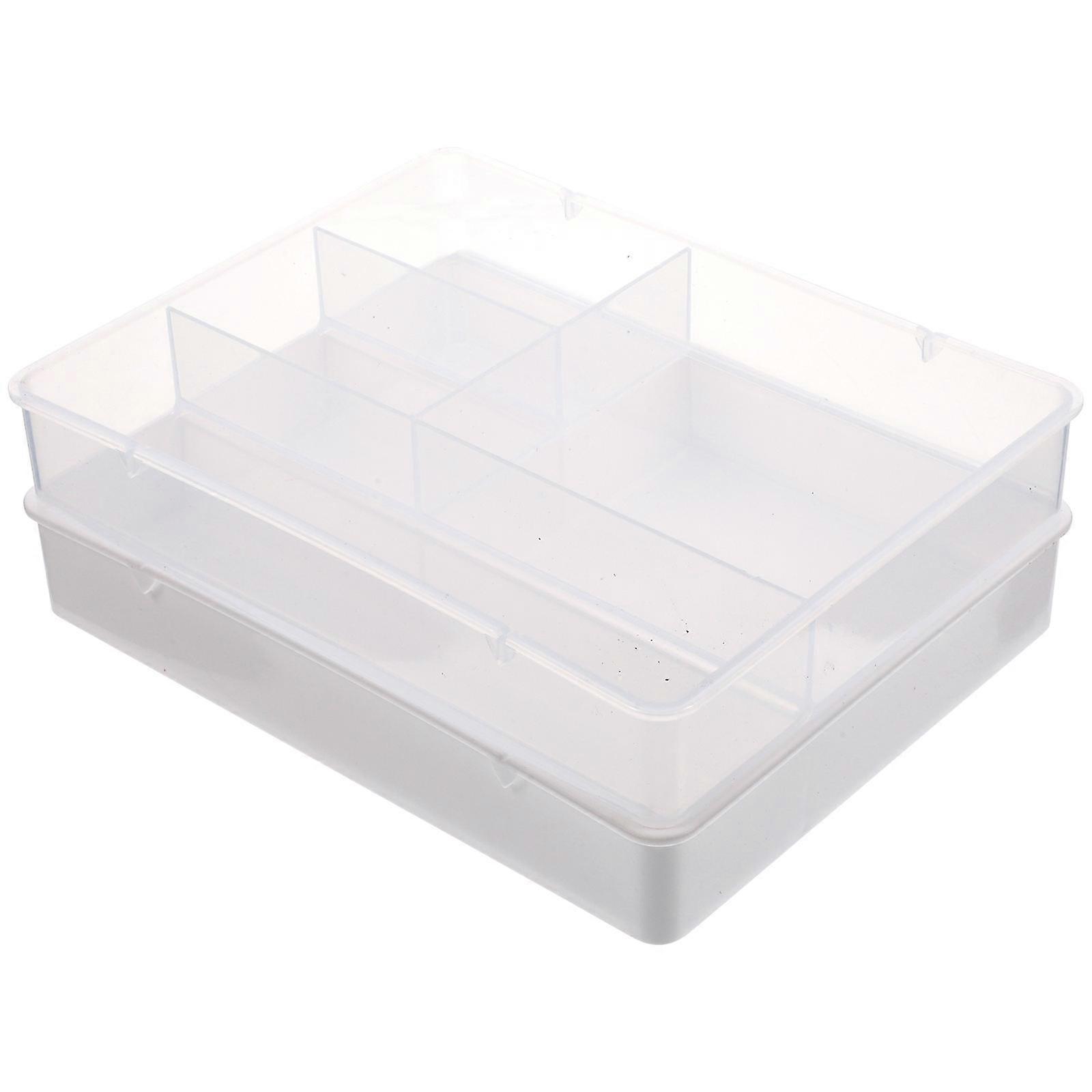 2pcs Multi Function Drawer Cases Reusable Storage Organizers for Home Office, Ideal for Sundries and Stationery Sorting