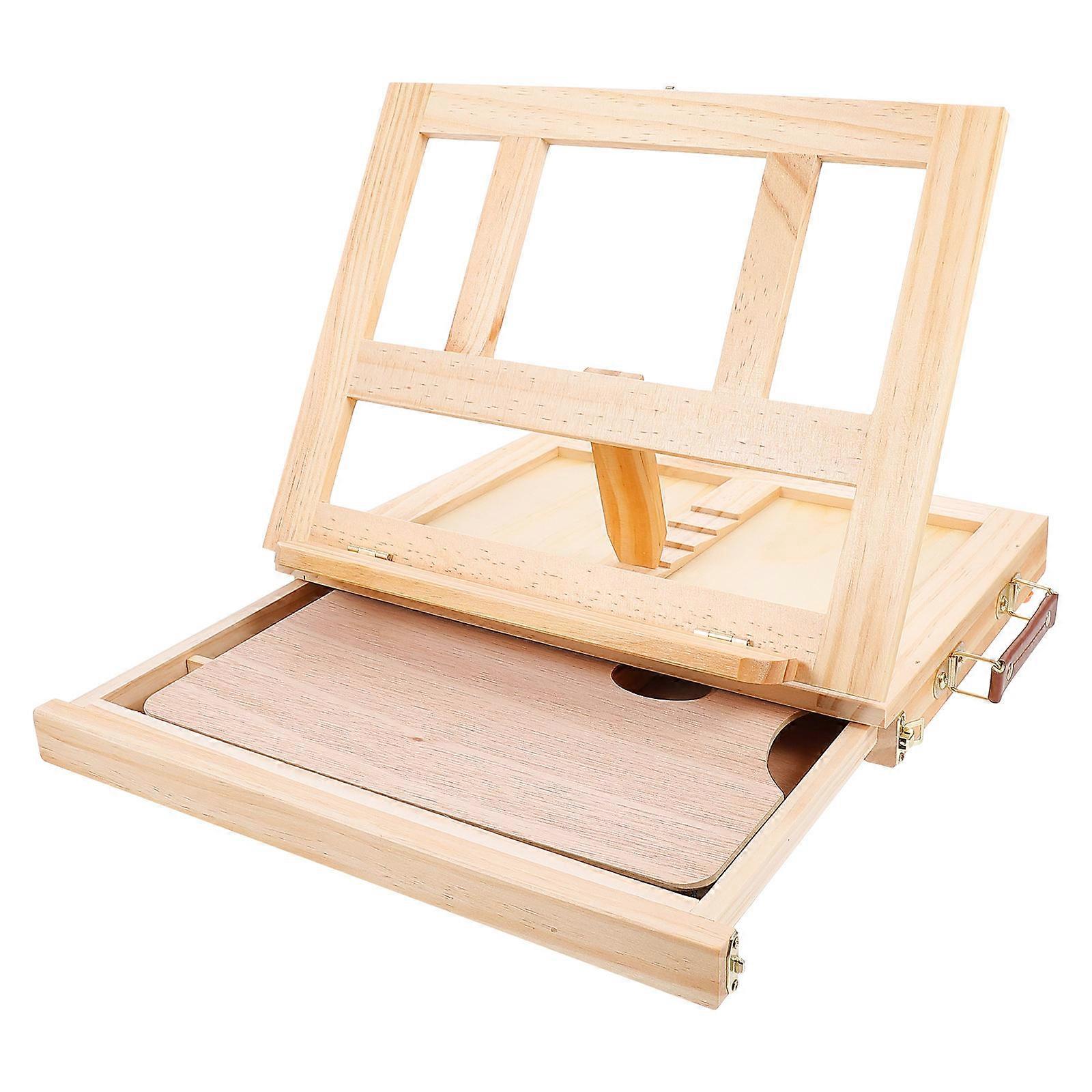 Display Easel Portable Tabletop Easel For Painting Art Supplies Wooden Foldable 1Pcs